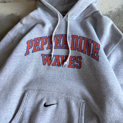 Vintage 00s Nike Pepperdine Track Hoodie - L