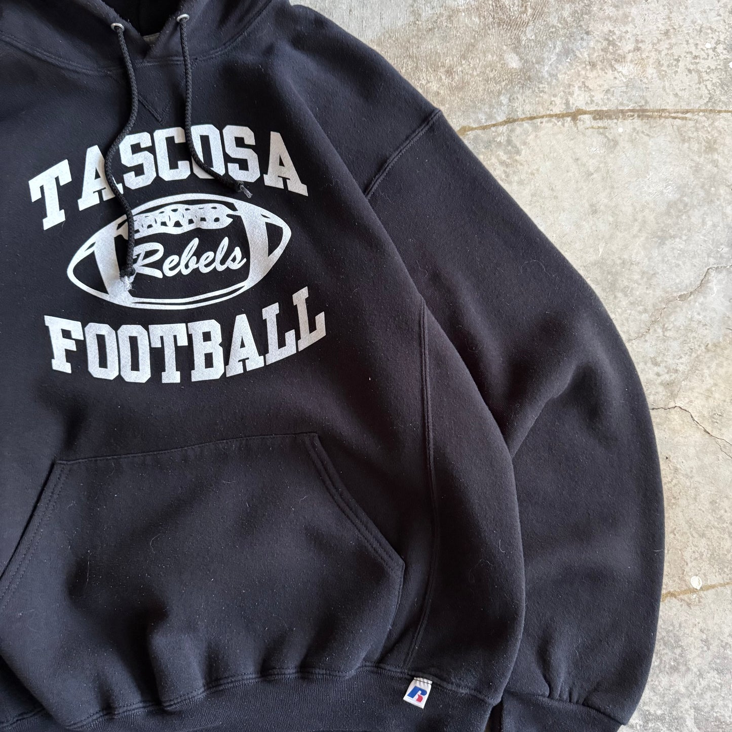 Vintage 00s Russell Athletic Track Hoodie - L