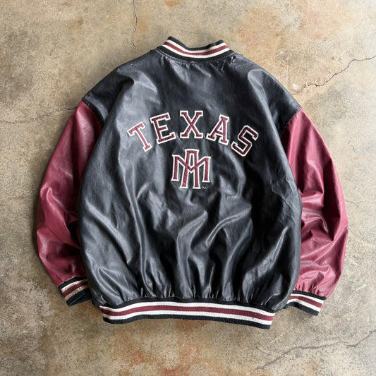 Vintage 00s A&M Letterman Jacket - XL
