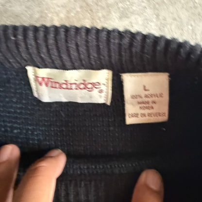 Vintage 90s Grandma Sweater - L