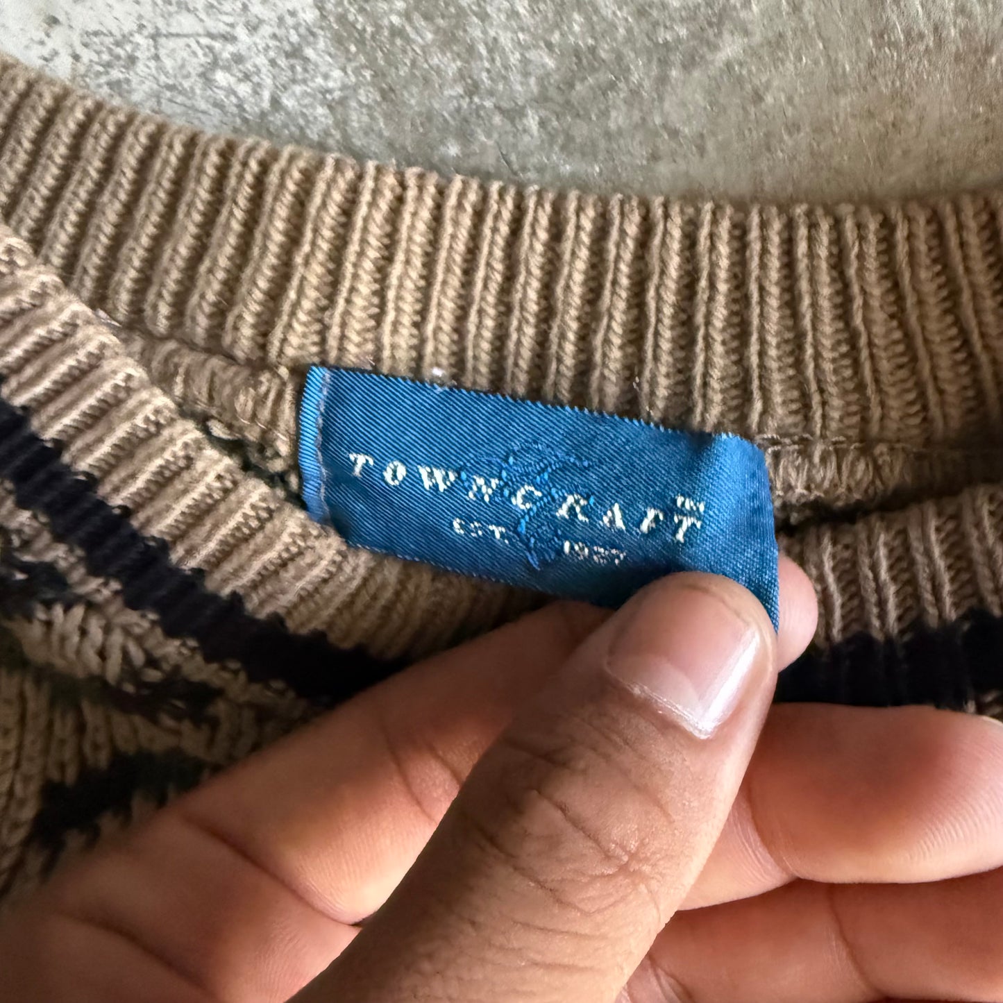 Vintage 90s Grandpa Sweater - L