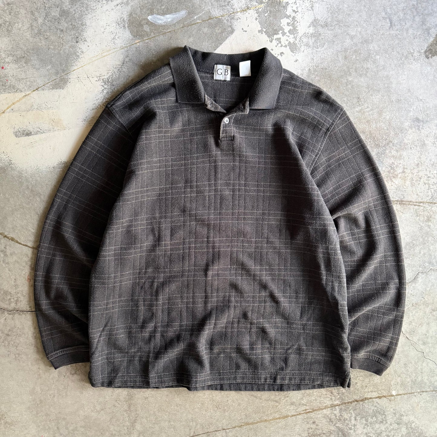 Vintage 00s Fall Rugby Style Longsleeve - XL