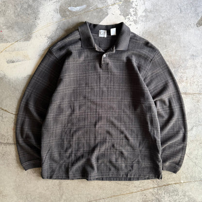 Vintage 00s Fall Rugby Style Longsleeve - XL