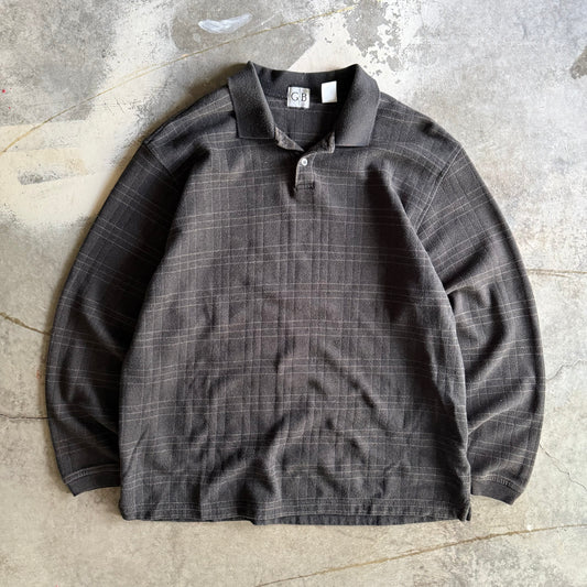 Vintage 00s Fall Rugby Style Longsleeve - XL