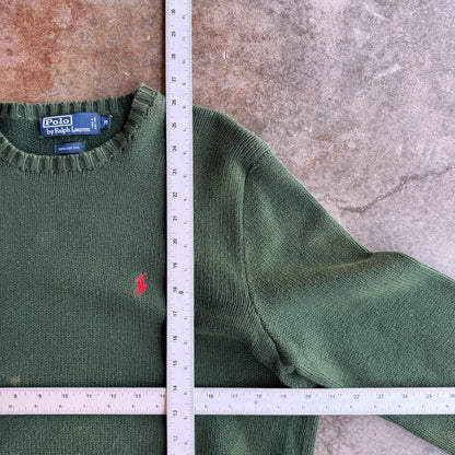 Vintage Green Polo Ralph Lauren Sweater - M