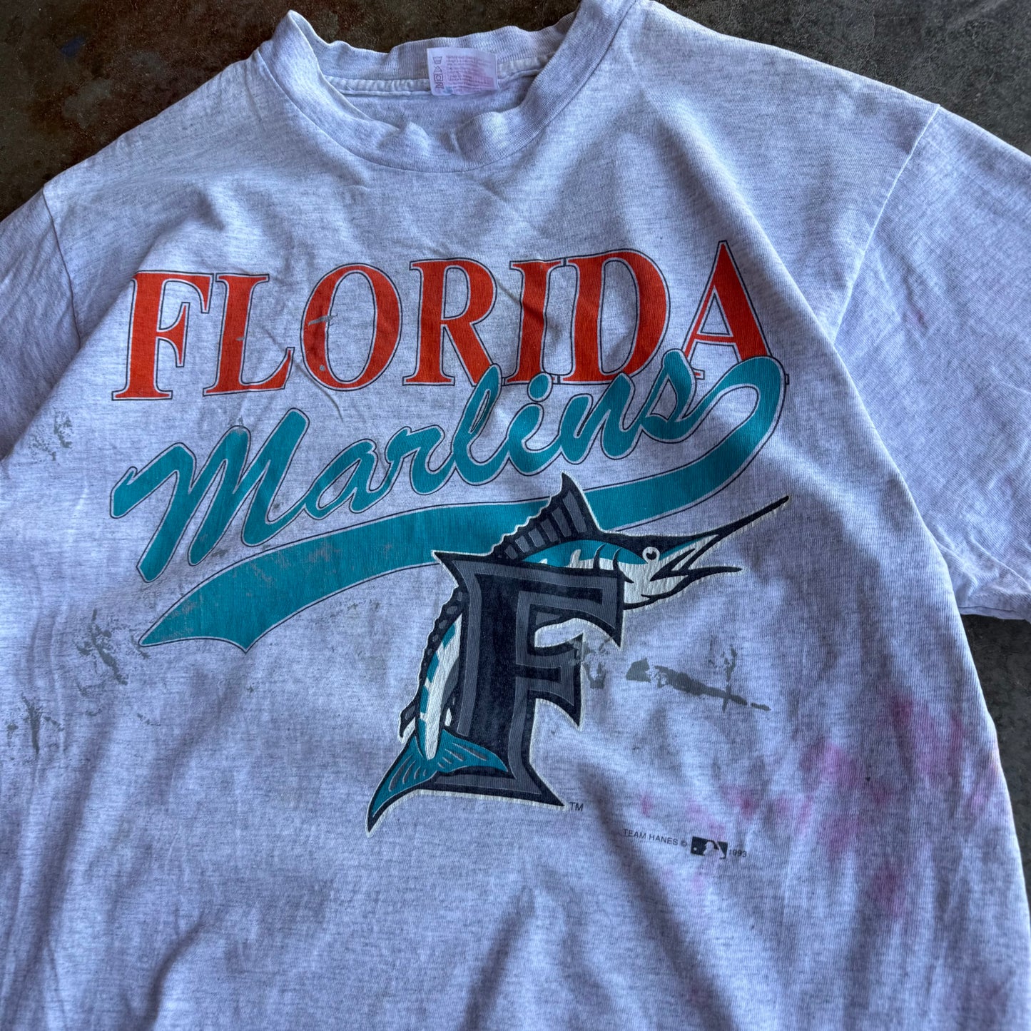 Vintage Florida Marlins Tshirt - L