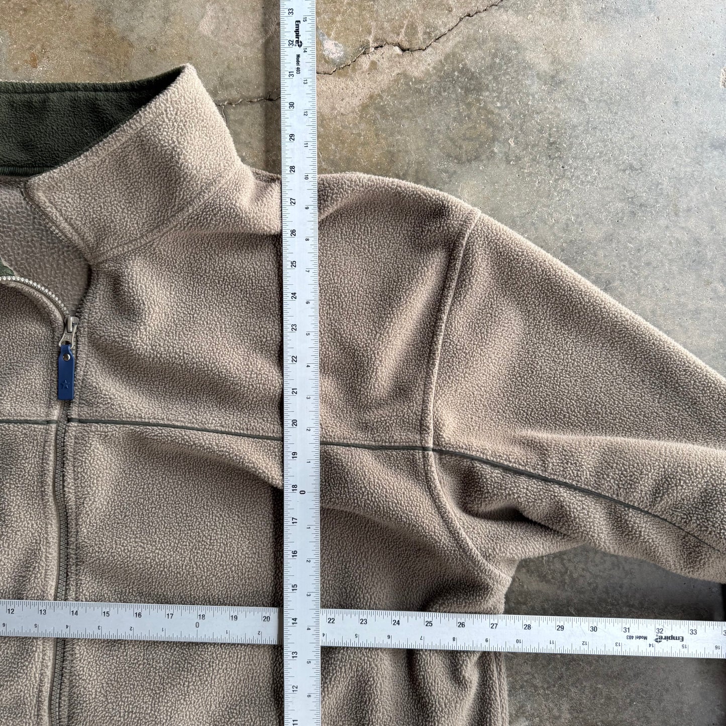 Vintage Fleece Faded Glory Zip Up - XL