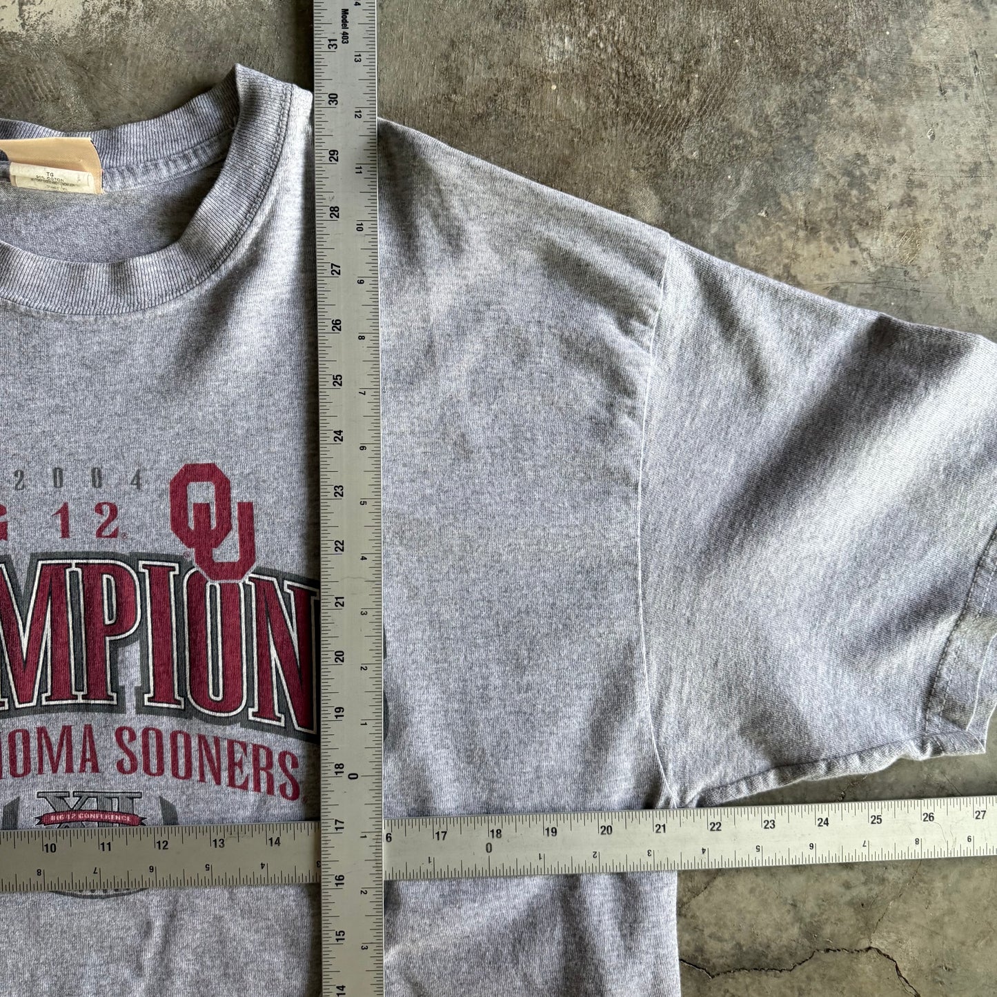 Vintage 00s OU Championship Tshirt - L