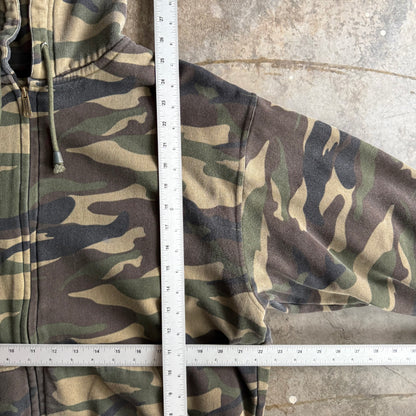 Vintage Brazos Army Camo Hoodie - XL