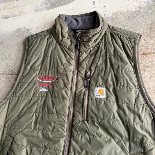Green Carhartt Puffer Vest - L