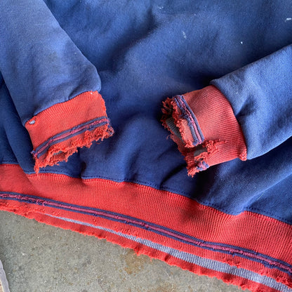 Vintage 90s Heavily Distressed Wilson Crewneck - XL