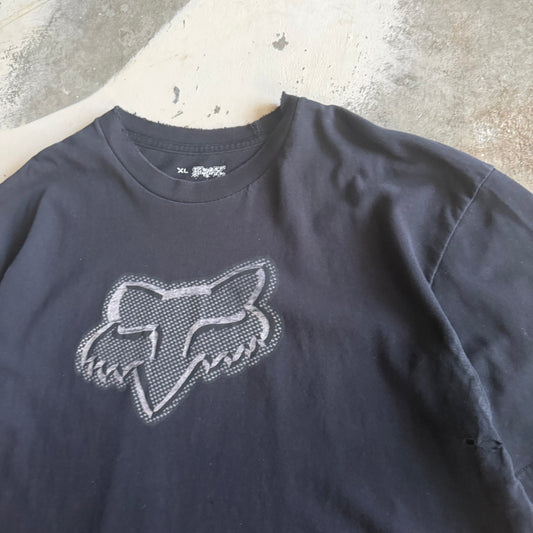 Faded & Distressed Fox Racing Tshirt - XL