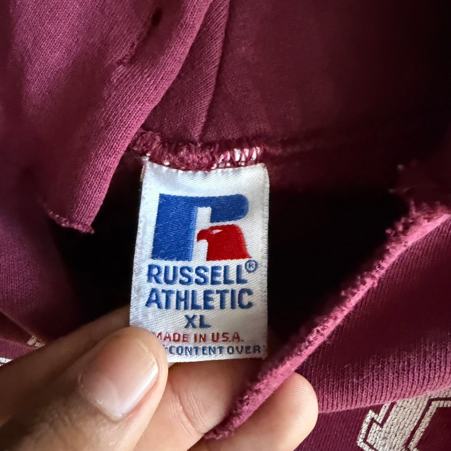 Vintage 90s Russell Athletic Track Hoodie - XL