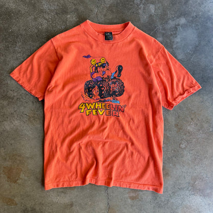 Vintage 80s 4 Wheelin Tee - L