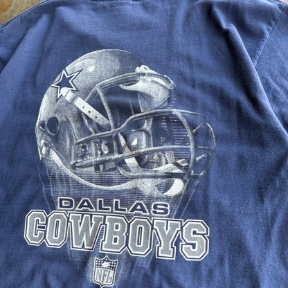 Vintage Cowboys Helmet Tshirt - XL