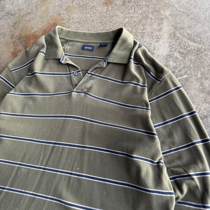 Vintage Izod Striped Polo - XL