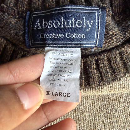 Vintage 00s Grandpa Sweater - XL