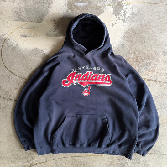 Vintage 90s Cleveland Indians Hoodie - XL