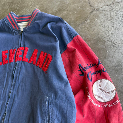 Vintage 90s Reversible Cleveland Indians Jacket - XL