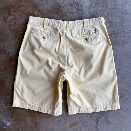 Vintage Yellow Polo Ralph Lauren Shorts - 33
