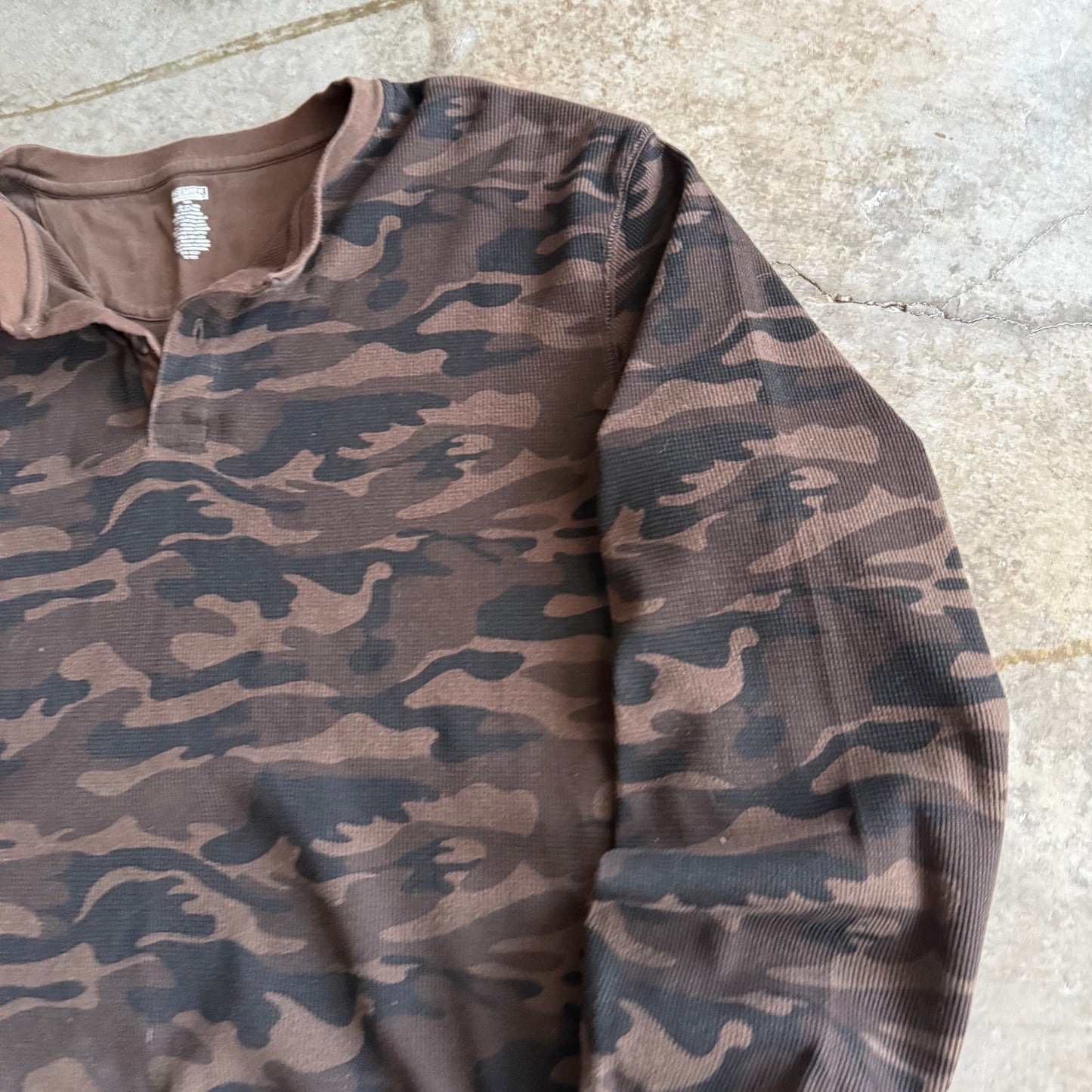 Vintage Army Camo Thermal - XXL