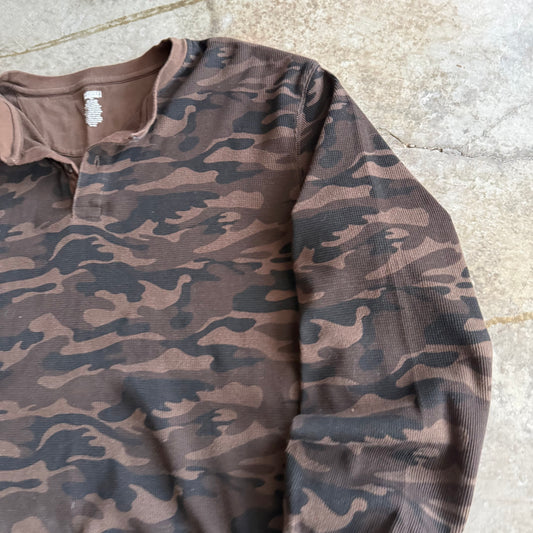 Vintage Army Camo Thermal - XXL