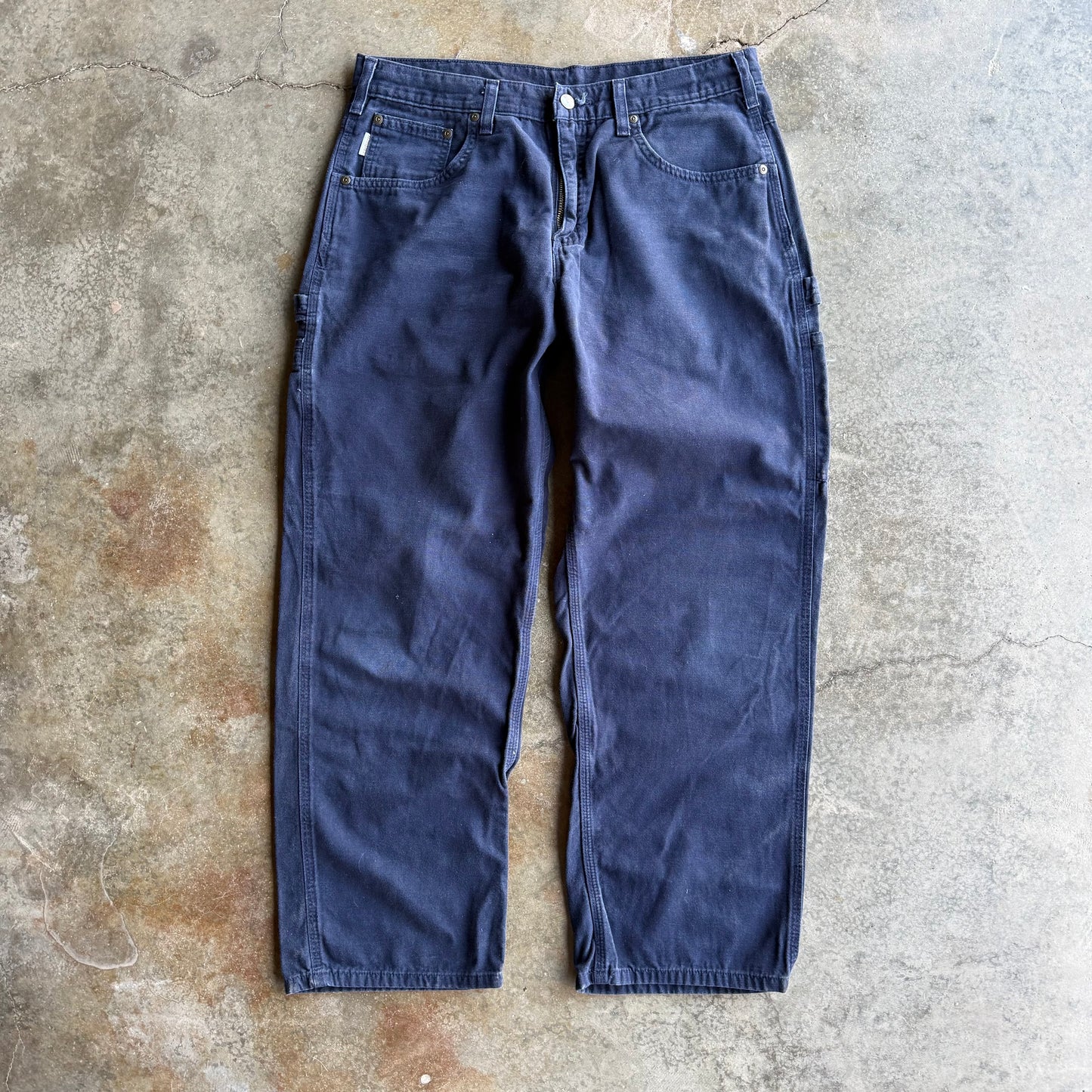 Vintage Navy Carhartt Pants - 36