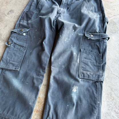 Vintage Black Carhartt Cargo Pants - 33