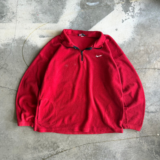 Vintage 90s Nike Quarter Zip Fleece - XL