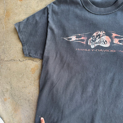 Vintage Harley Davidson Taz Tshirt - M