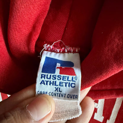 Vintage 90s Russell Athletic Track Hoodie - XL