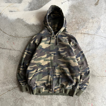 Vintage Brazos Army Camo Hoodie - XL