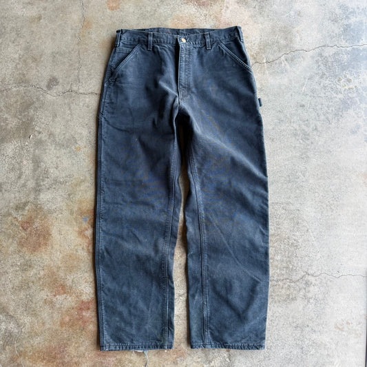 Vintage Black Baggy Carhartt Pants - 34
