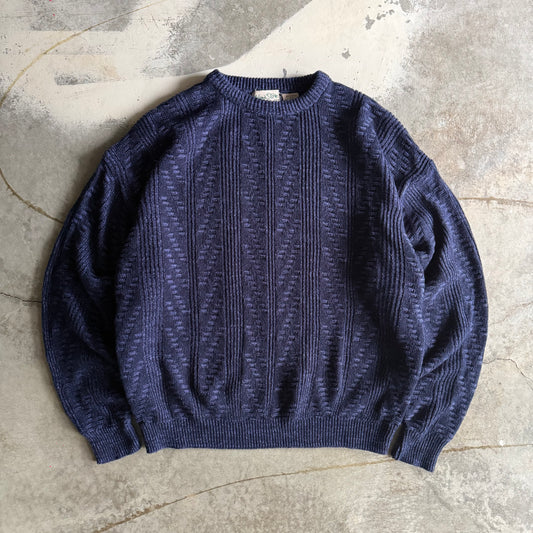 Vintage 90s Fall Grandma Sweater - XL