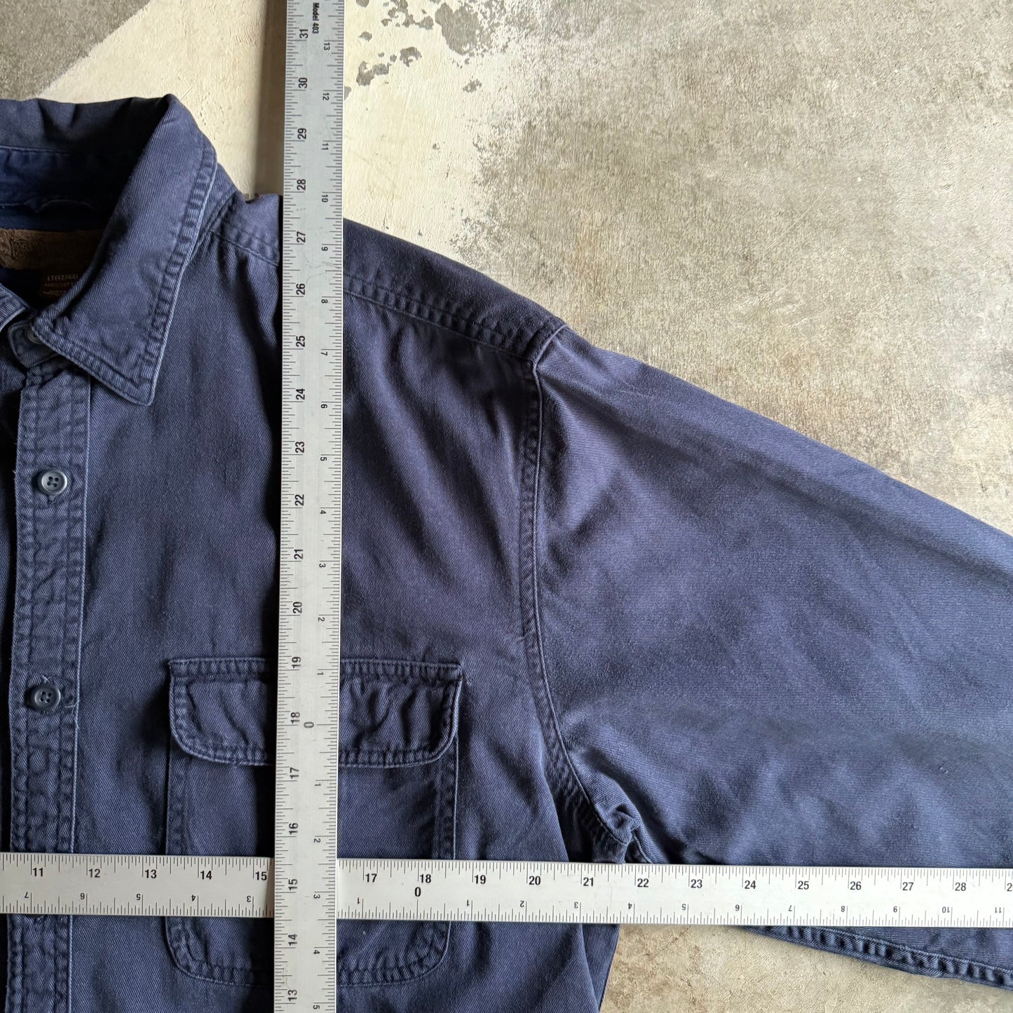 Vintage 00s Fall Cropped Button Up - L