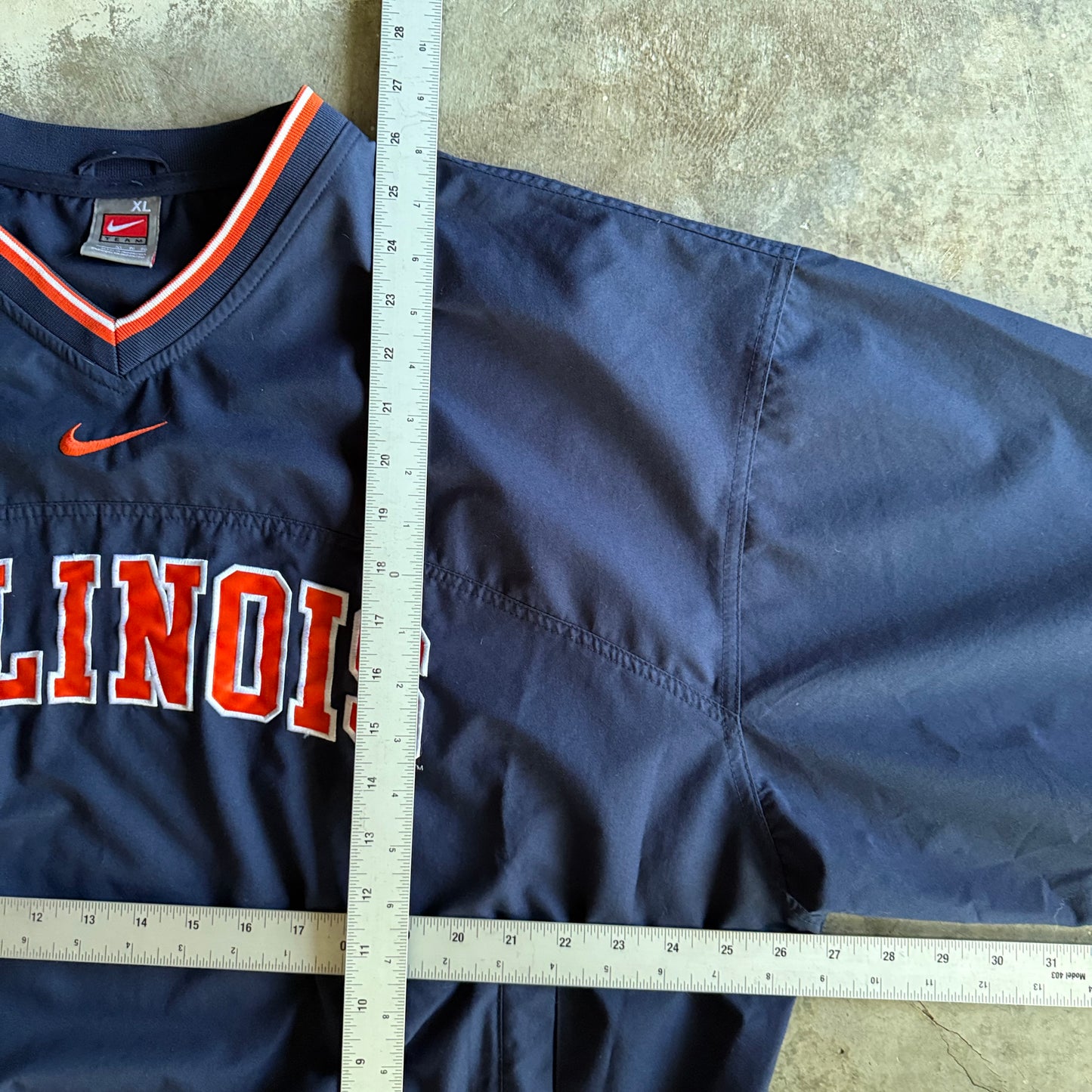 Vintage 00s Illinois Nike Windbreaker Jacket - XL