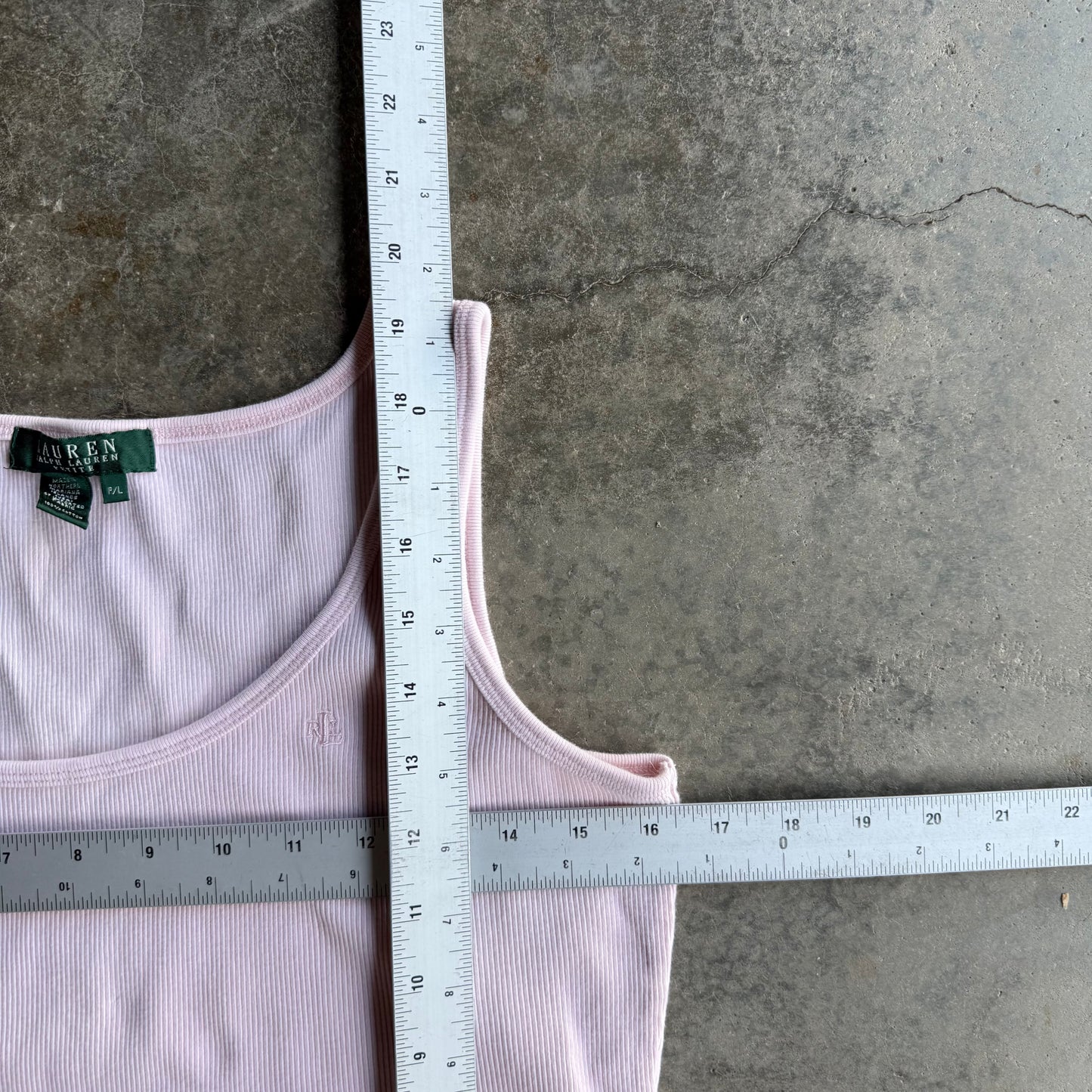 Vintage Woman’s Pink Ralph Lauren Tank Top - P/L