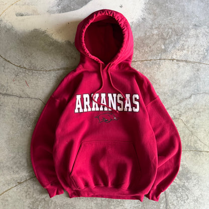 Vintage 00s Arkansas Hoodie - L