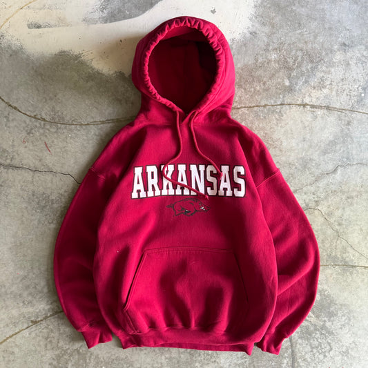 Vintage 00s Arkansas Hoodie - L