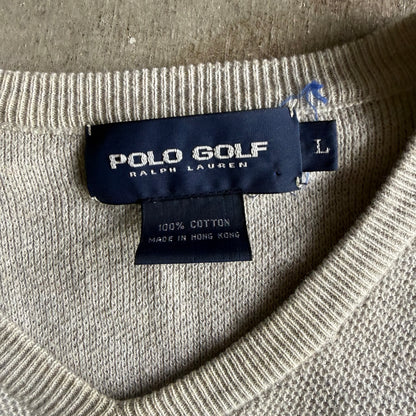 Vintage 90s Polo Golf Vest - L
