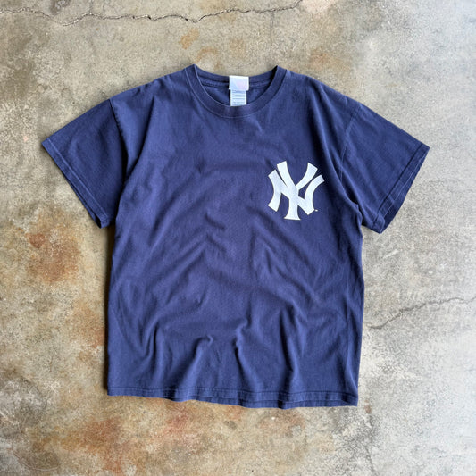 Vintage New York Yankees Mantle Tshirt - L