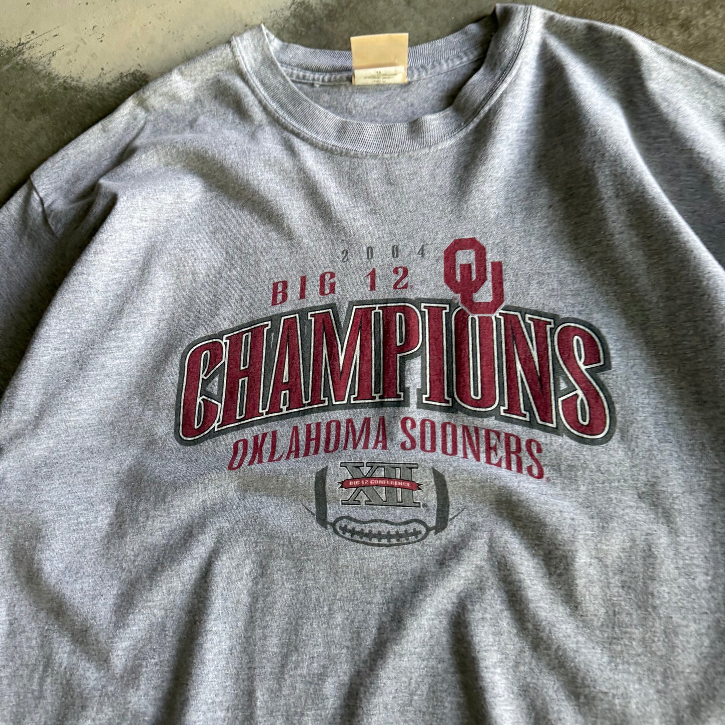 Vintage 00s OU Championship Tshirt - L