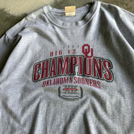 Vintage 00s OU Championship Tshirt - L