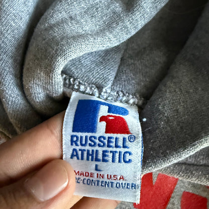 Vintage 90s Russell Athletic Track Hoodie - L