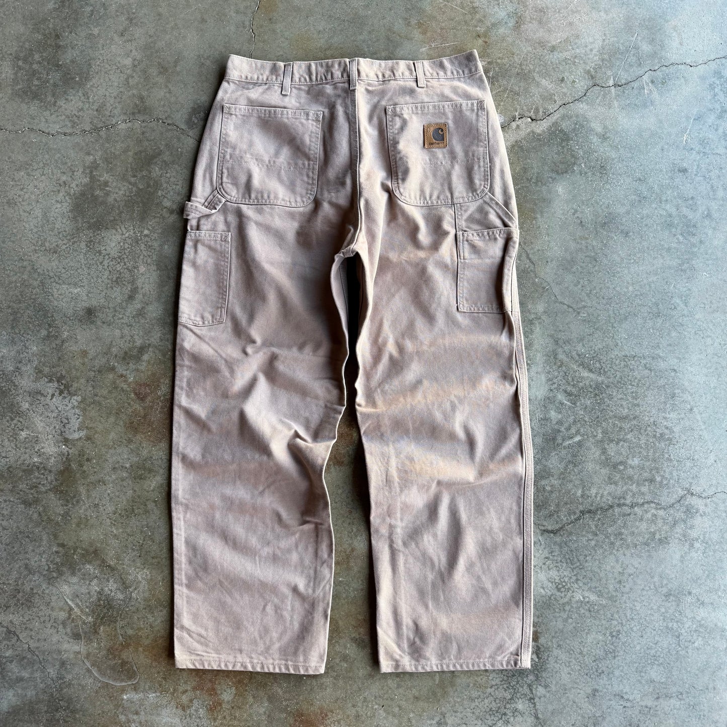 Vintage Tan Baggy Carhartt Pants - 36