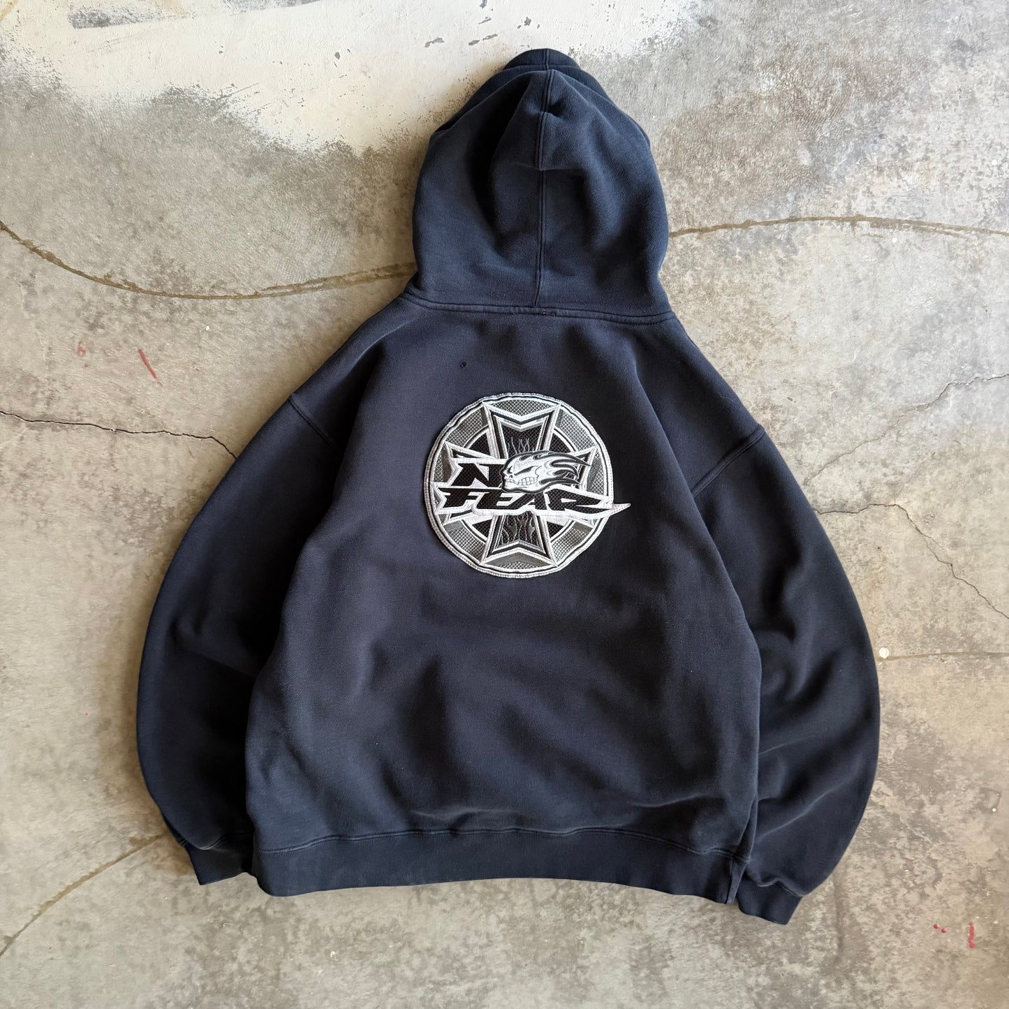 Vintage 00s No Fear Hoodie - XL