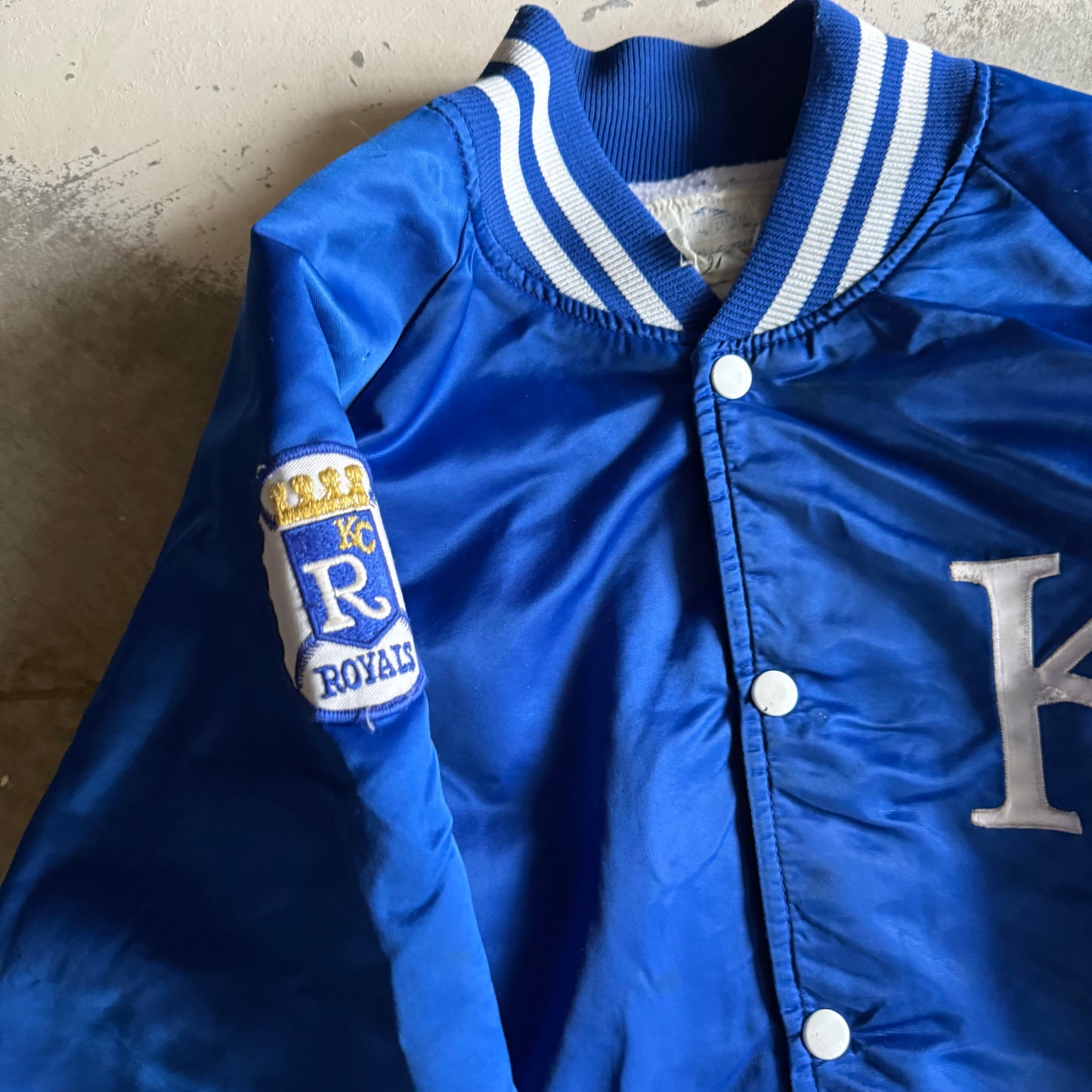 Vintage 80s KC Royals Satan Jacket - XL