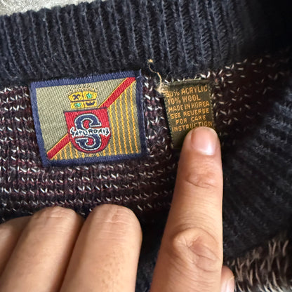 Vintage 90s Knit Sweater - L