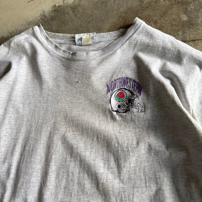 Vintage 90s NorthWestern College Tshirt - L