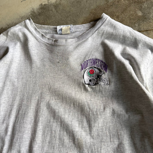 Vintage 90s NorthWestern College Tshirt - L